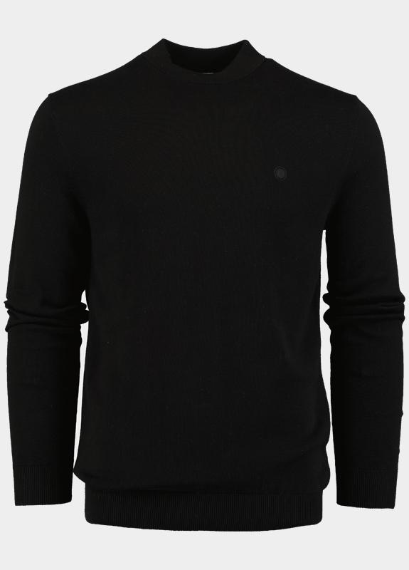Bos Turtle neck Zwart Tex Mockneck Pull 25305TE06/990 black