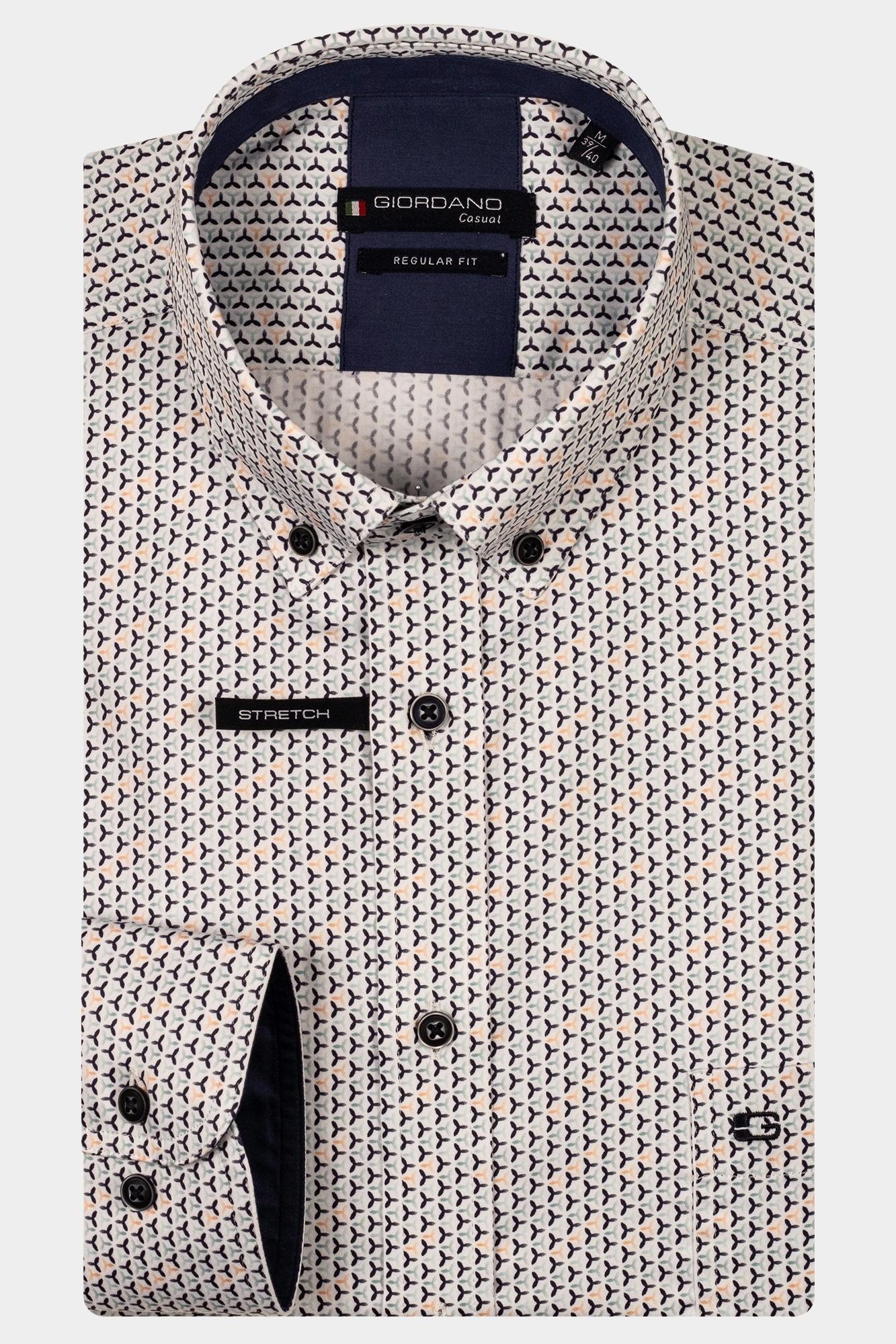 Giordano Casual hemd lange mouw Roze Ivy Long sleeve button down s 517019/25
