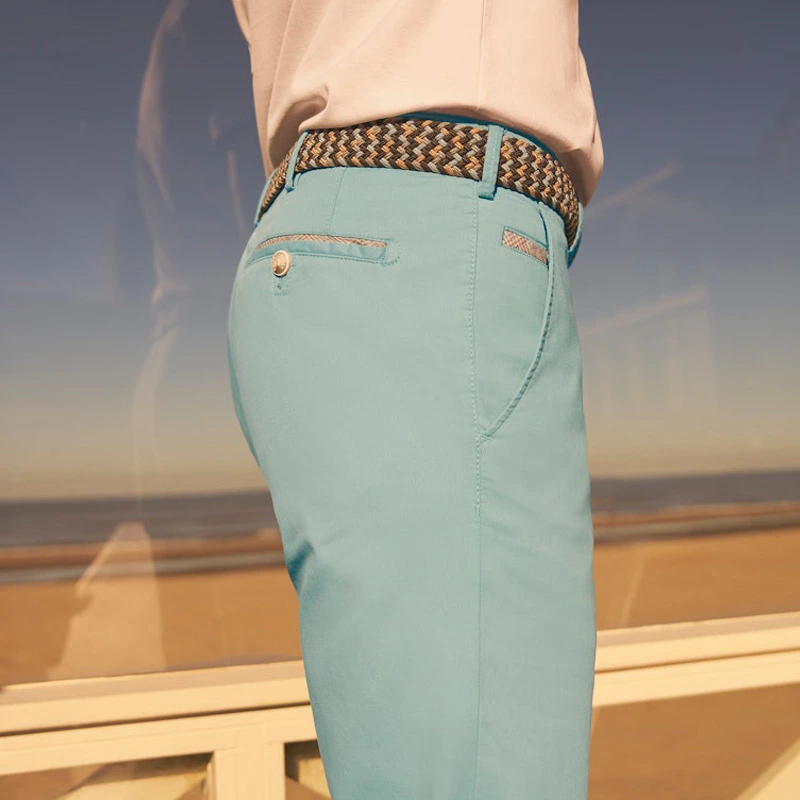 Blauwe chino heren Blauwe chino heren