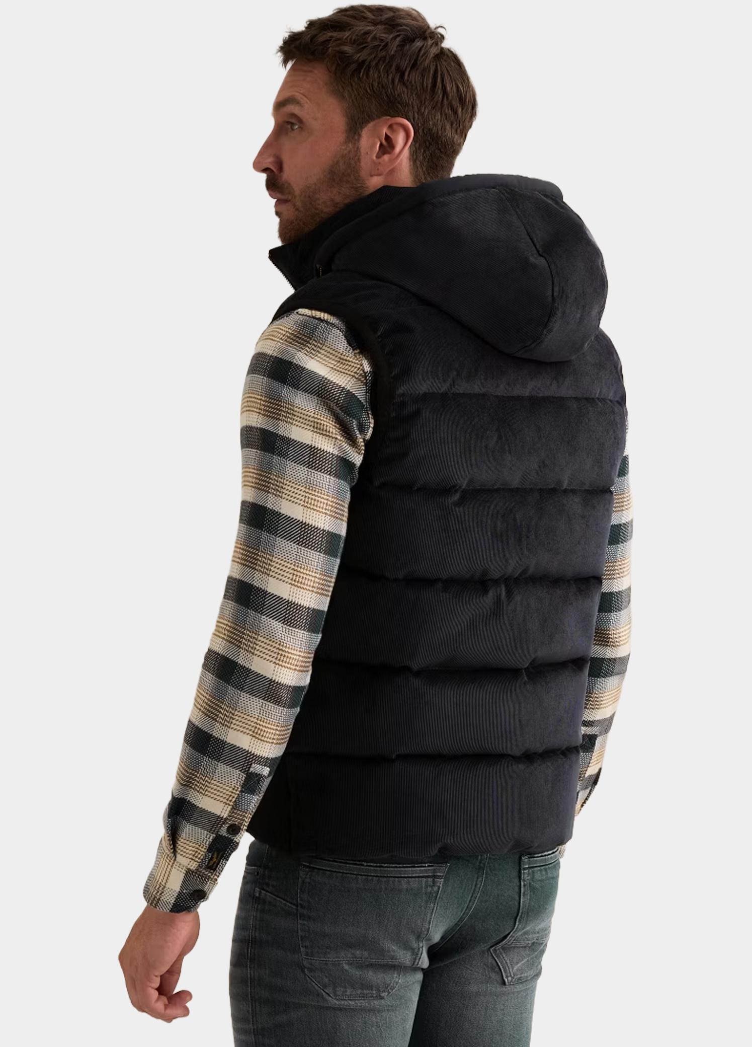 PME Legend Bodywarmer heren Blauw Bodywarmer GOBBLER BW Mix fab PBW2608102/5281