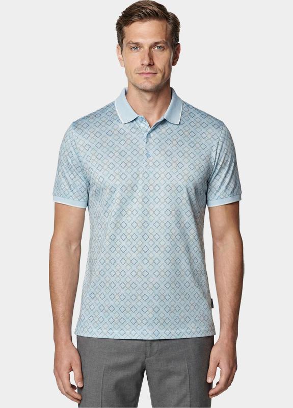 Innocente Polo heren Blauw Ray 10-59/Light Blue