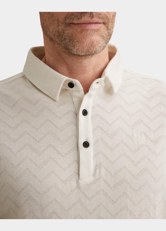 Vanguard T-shirt korte mouw Wit Short sleeve r-neck jacquard VPSS2604858/7004