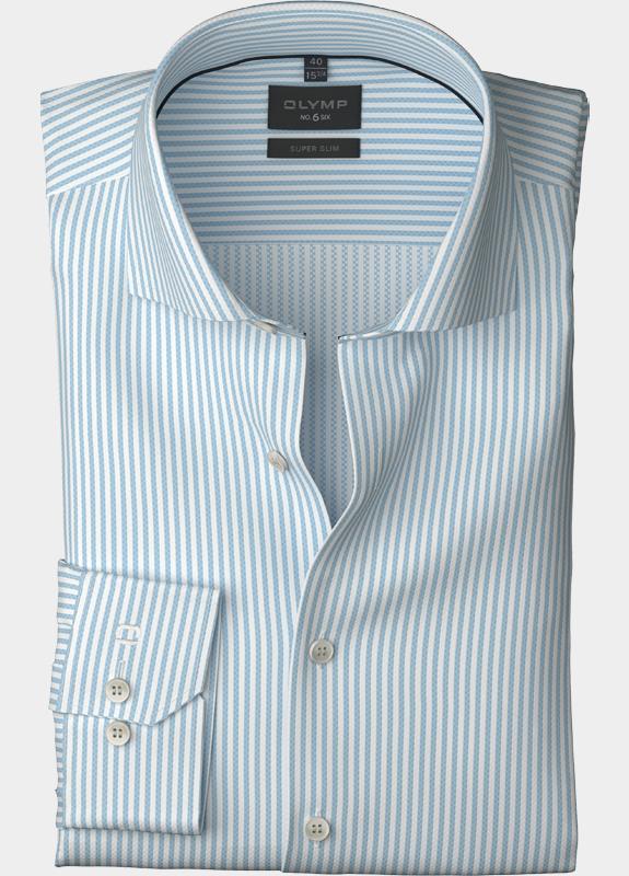 Olymp Overhemd extra lange mouw Blauw No. Six 259489/11