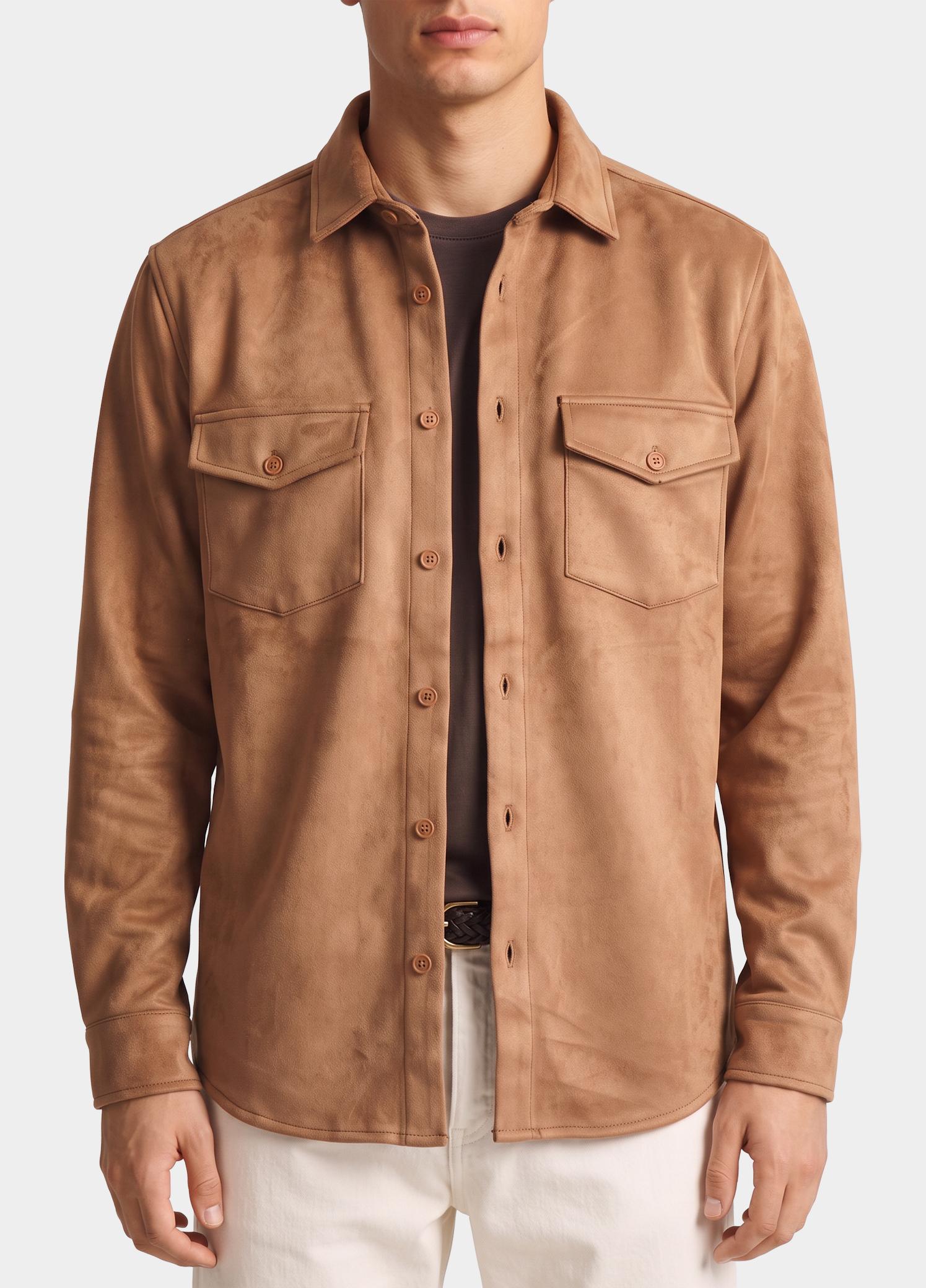 Bos Overshirt Bruin  2080/Cognac