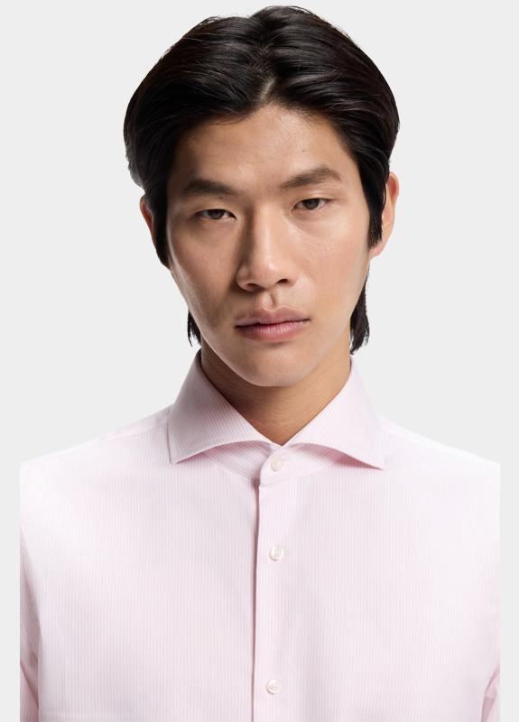 BOSS Black Zakelijk overhemd heren Roze H-HANK-SP-B1-C1-261 10277120 50555977/684