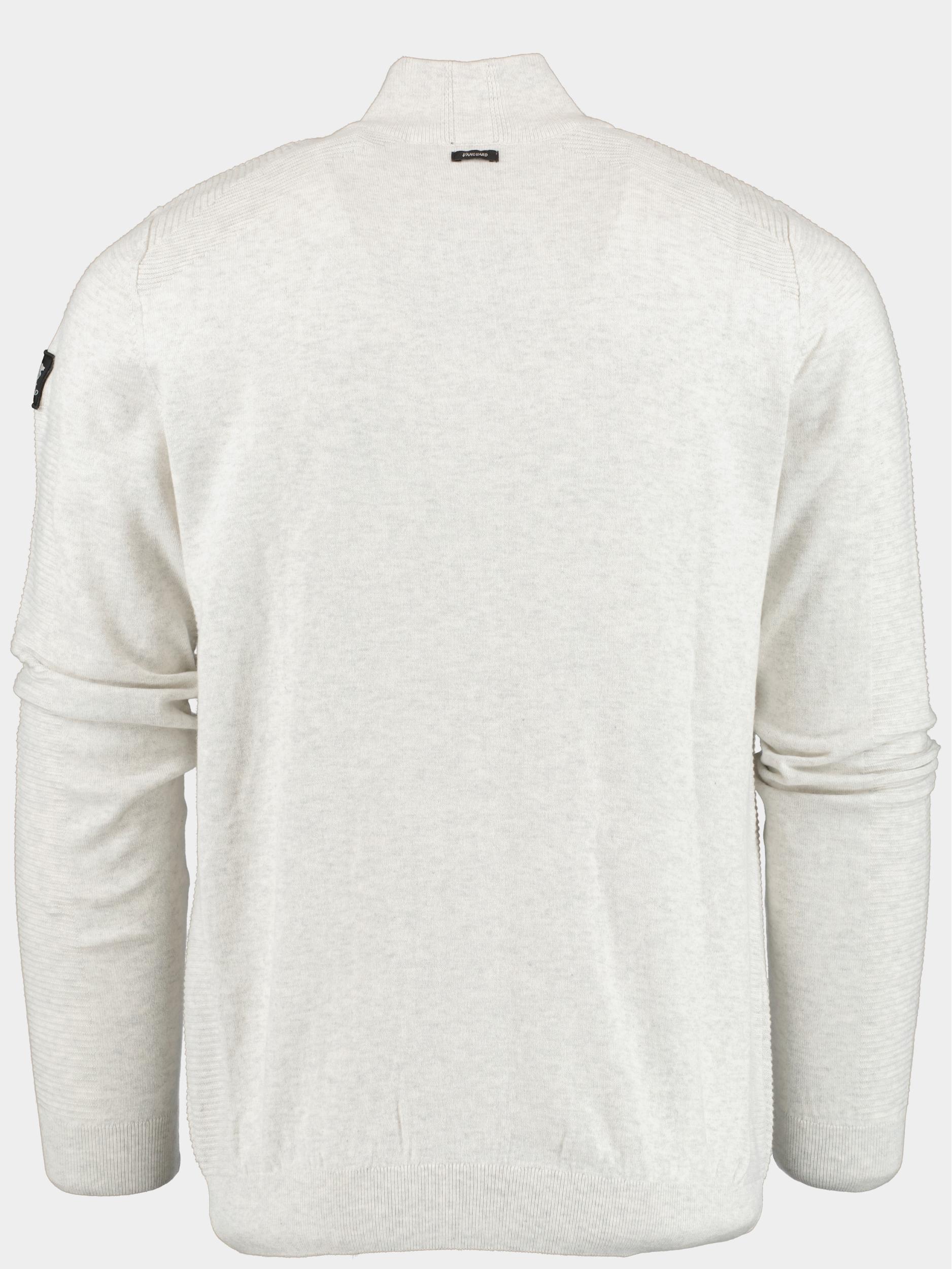 Vanguard Pullover Beige Half zip collar cotton  struc VKW2308308/910