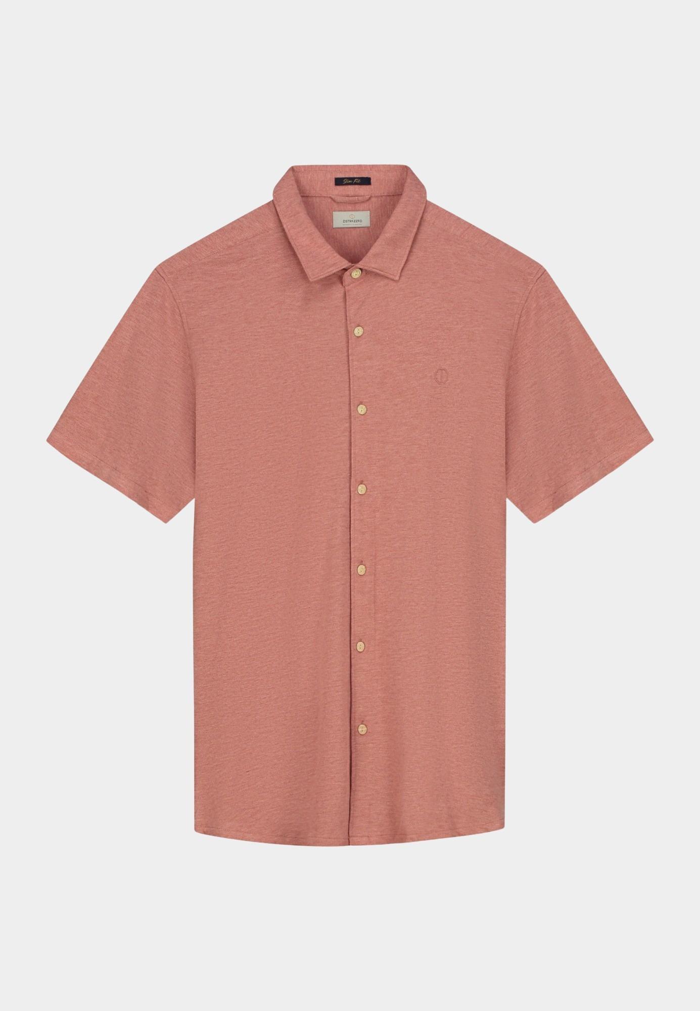 Dstrezzed Casual hemd korte mouw Roze DS_Layton Shirt 311406-SS24/454