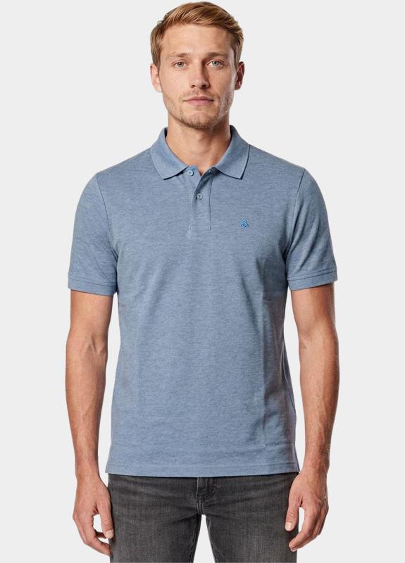Scotland Blue Polo heren Blauw Fang Polo SPE26108FA63SB/4006