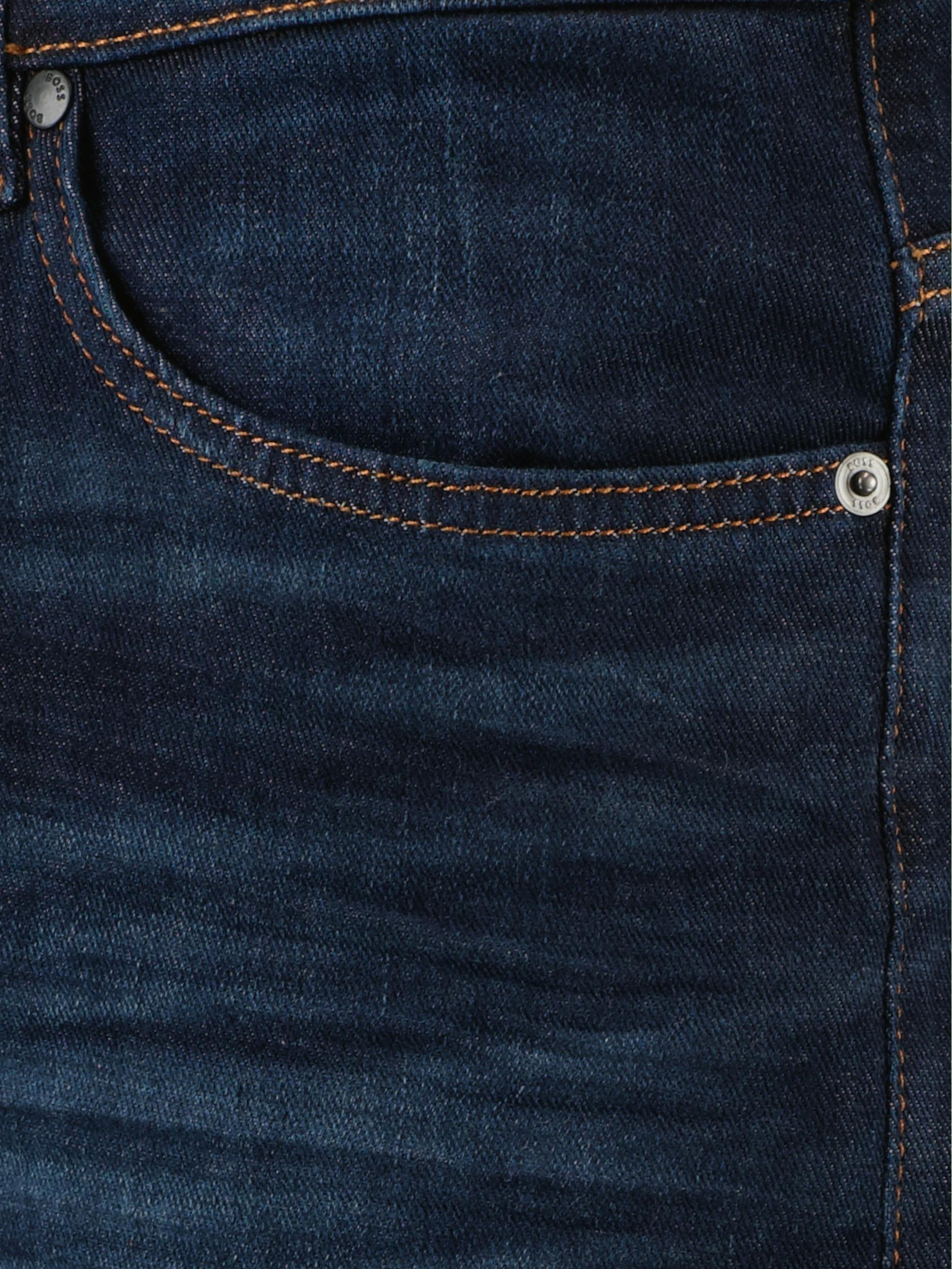 BOSS Black 5-Pocket Jeans Blauw Delaware3-1 10248179 01 50488490/413