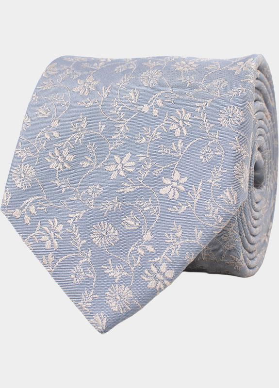 Tresanti Stropdas Blauw GASPARE | Flowers TRTIKA489/800