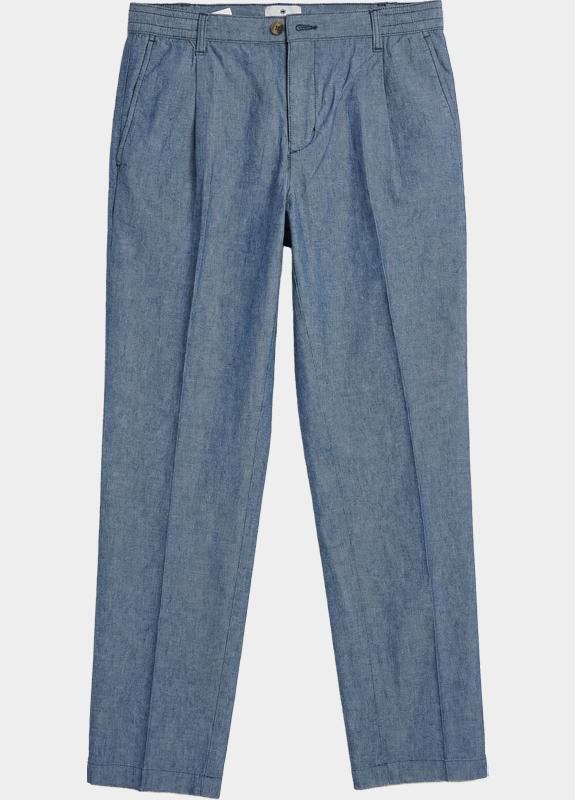 Bos Linnen Broek Blauw Summer pant 5510.426/24D