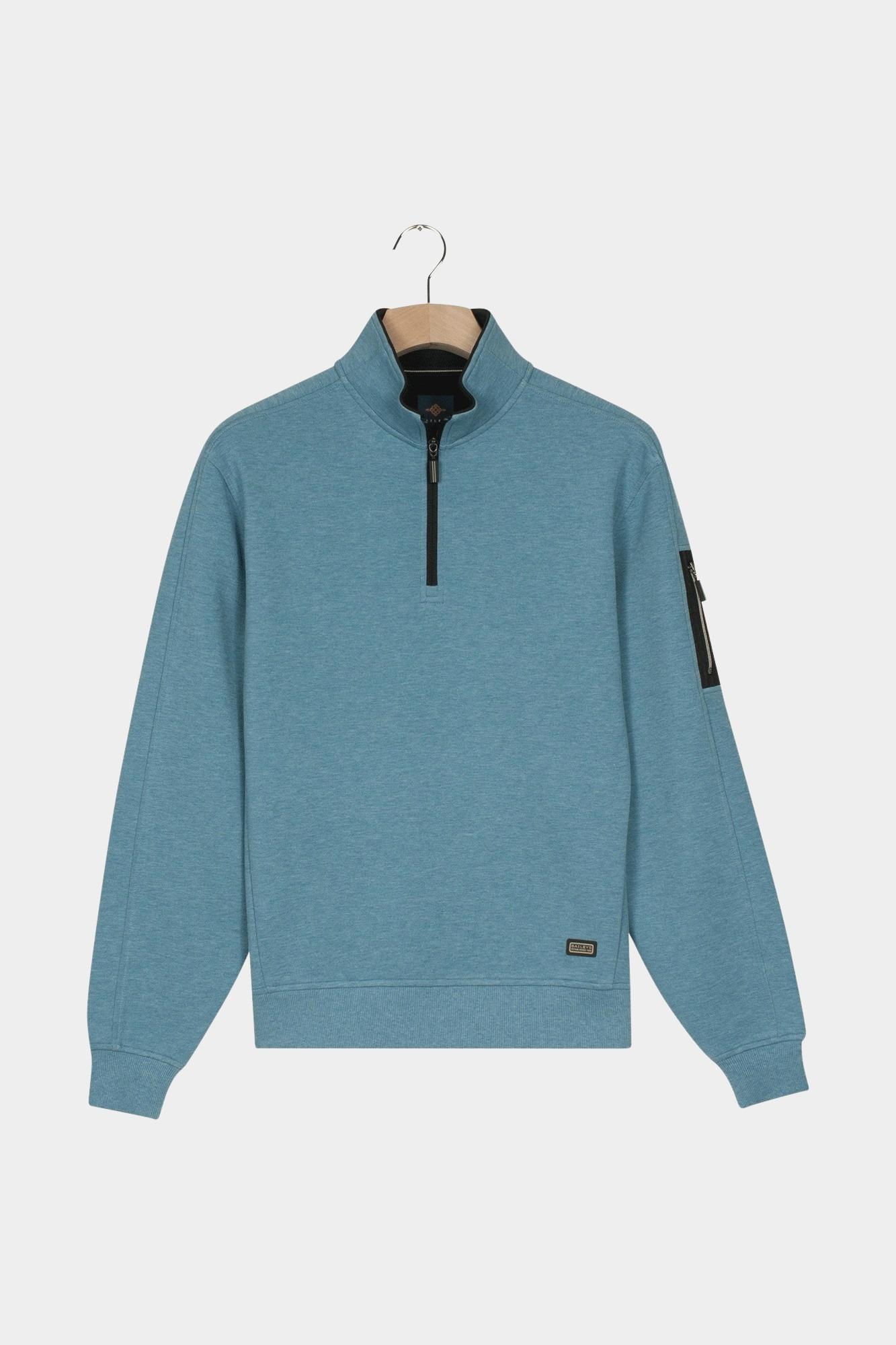 Baileys sweat halfzip Blauw Sweatshirt 1/2 Zip Pique Inte 523163/625