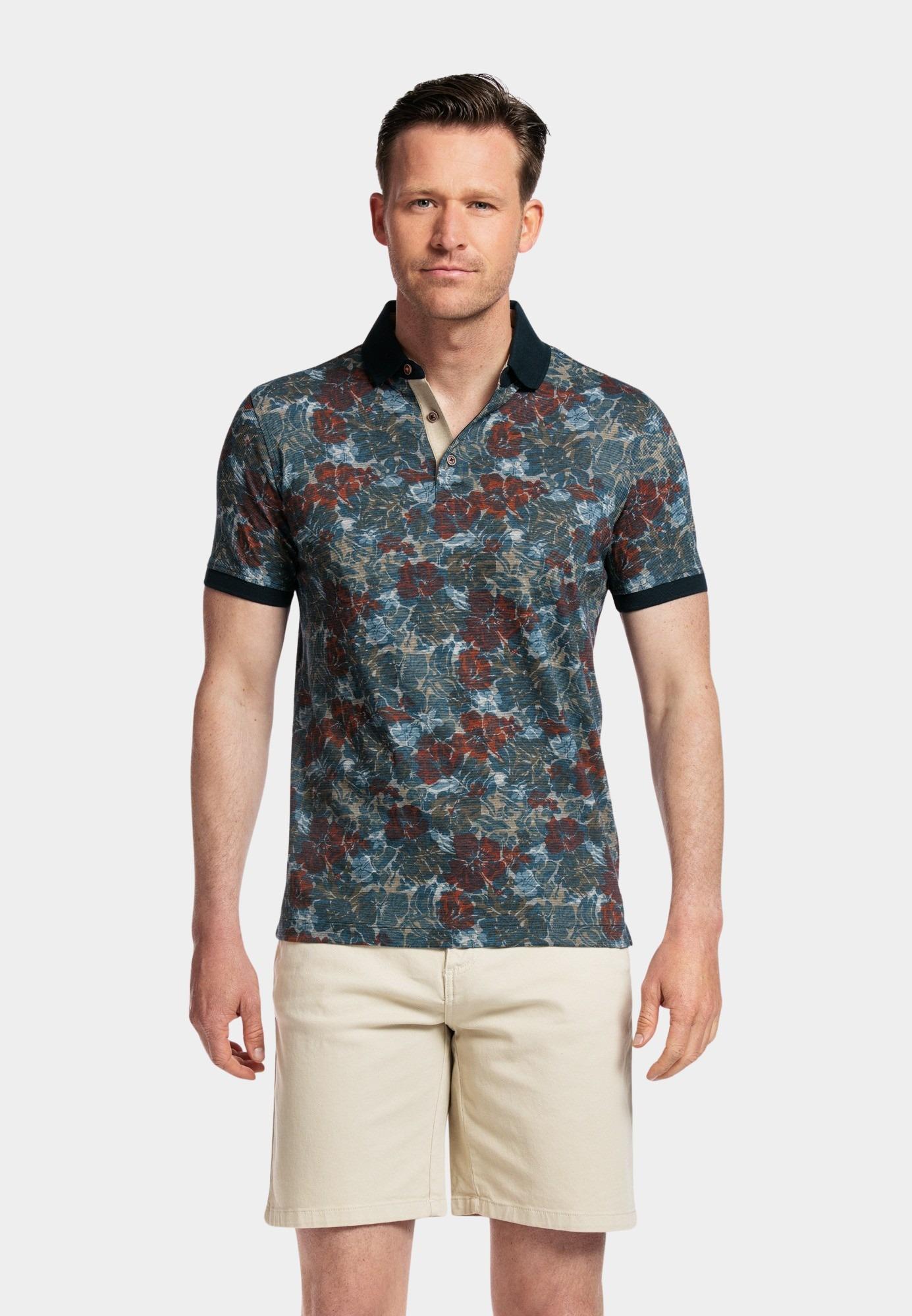 Baileys Polo korte mouw Oranje Poloshirt Jersey, all over pr 415228/29