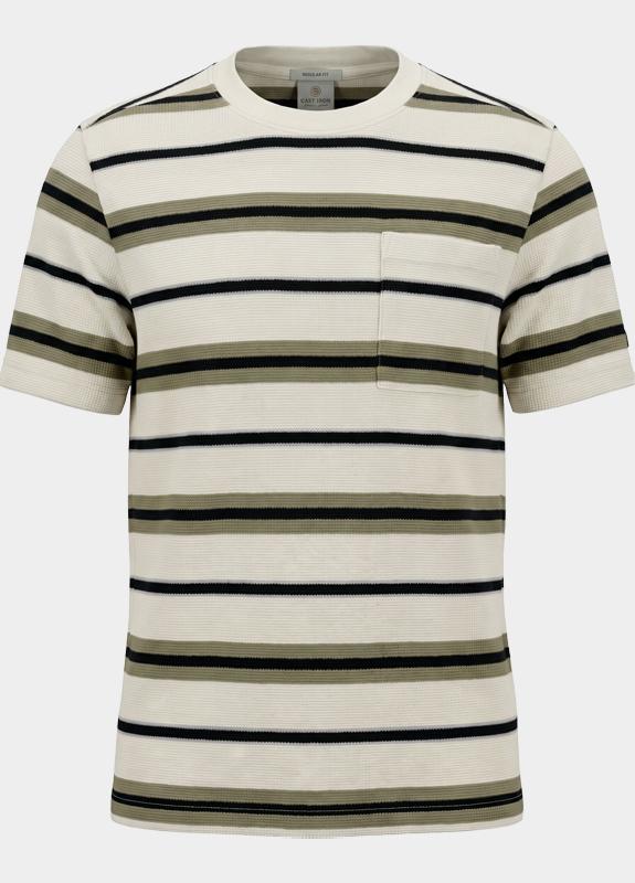 Cast Iron T-shirt korte mouw Wit Short sleeve r-neck regular f CTSS2602508/7178