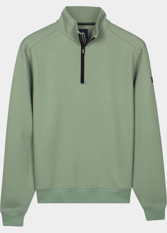Baileys half zip sweater heren Groen Sweatshirt 1/2 zip  Jacquard 613133/72