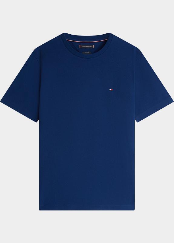 Tommy Hilfiger T-shirt korte mouw Blauw ESS SEASONAL REG FIT SOLID TE MW0MW39995/DCC