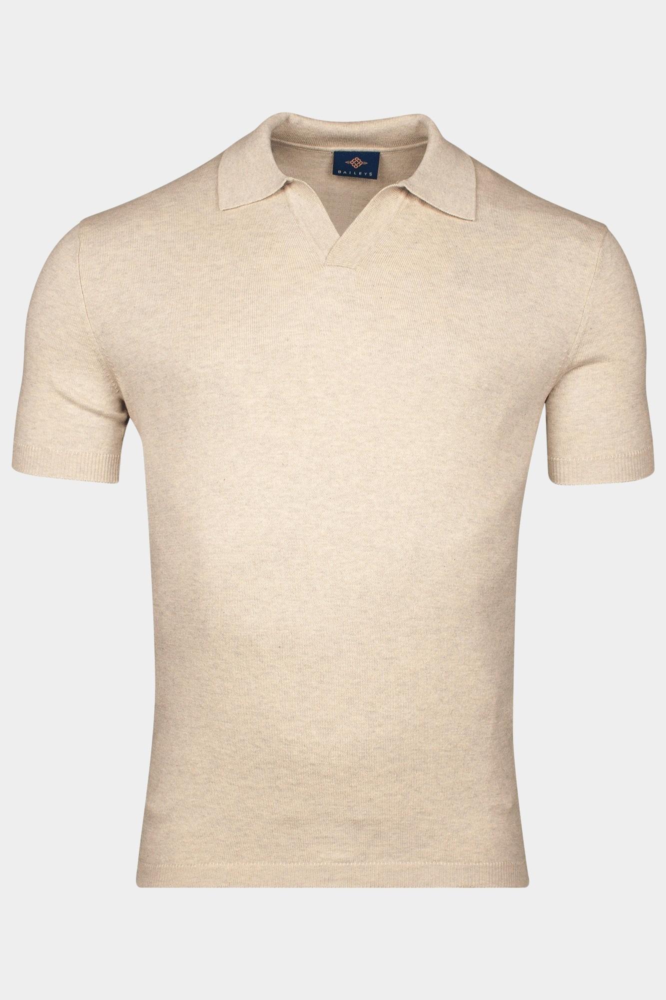 Baileys Polo korte mouw Wit Polo knitted pullover -collar 515784/815