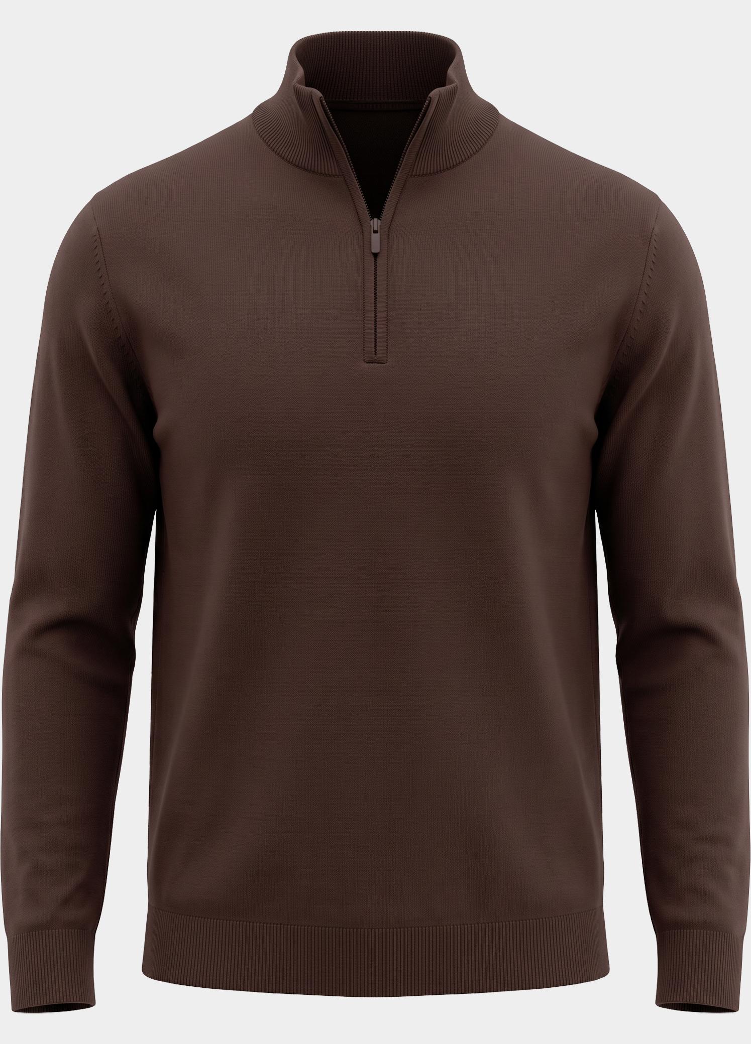 Bos Half Zip Bruin  302/8106