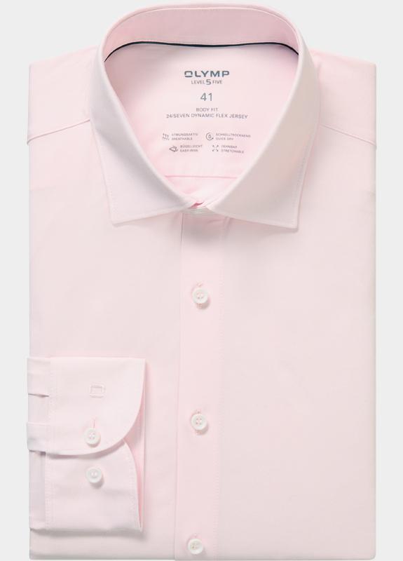 Olymp Zakelijk overhemd heren Roze Level Five 24/Seven 200864/31
