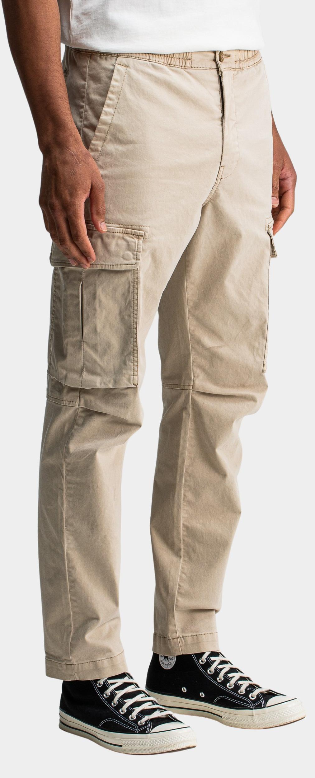 Butcher of Blue Chino Beige Tristan Slim Sateen Cargo M2521000/618