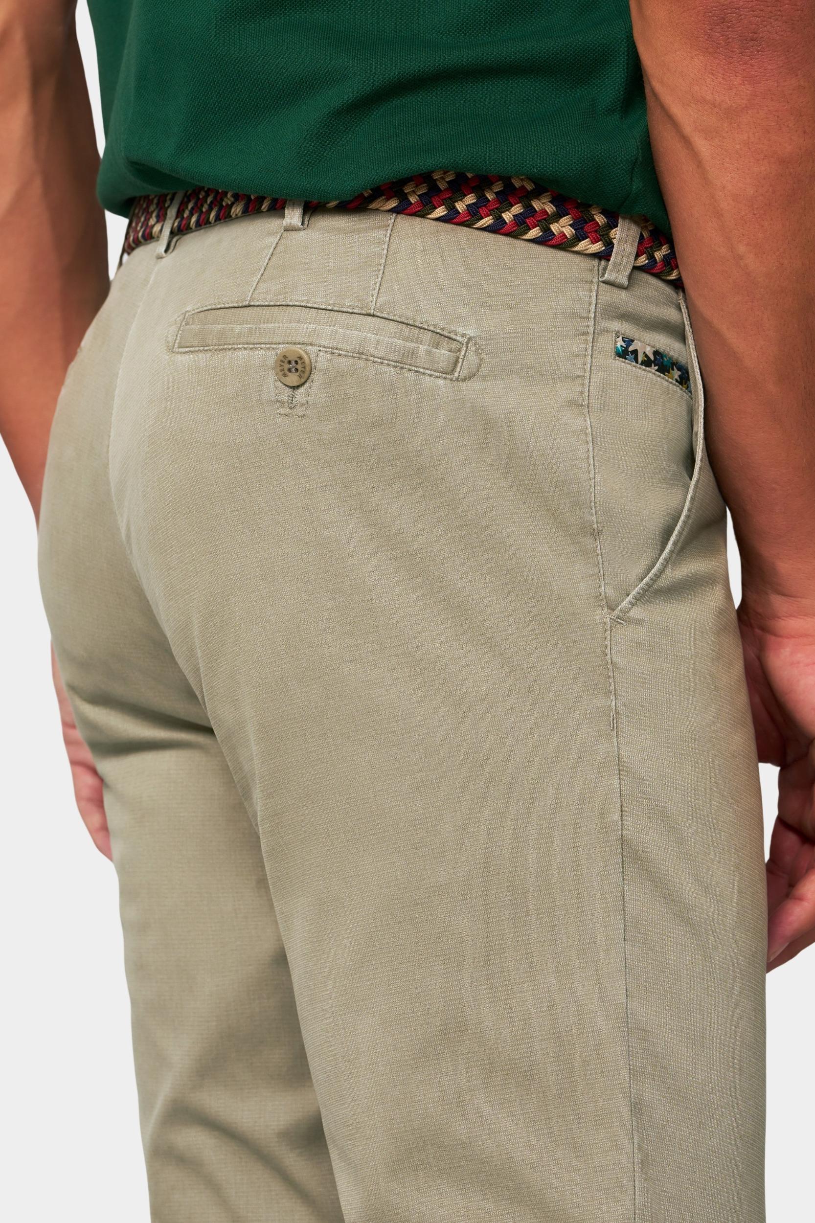 Meyer Katoenen Broek Beige ROMA Art.1-5058 1151505800/34