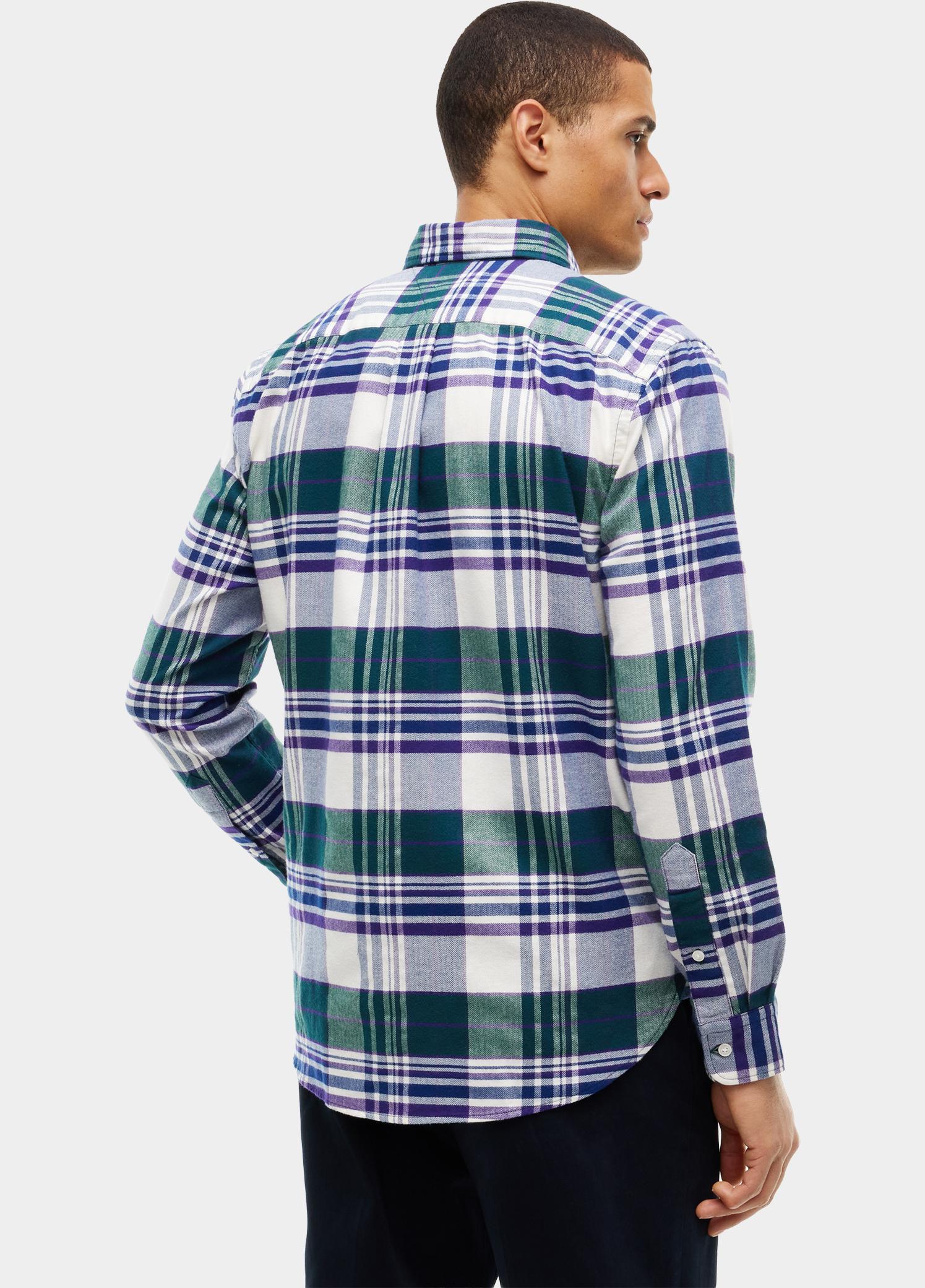 Tommy Hilfiger Overhemd heren Groen HERO FLANNEL TARTN CHCK RF SH MW0MW44592/0N1