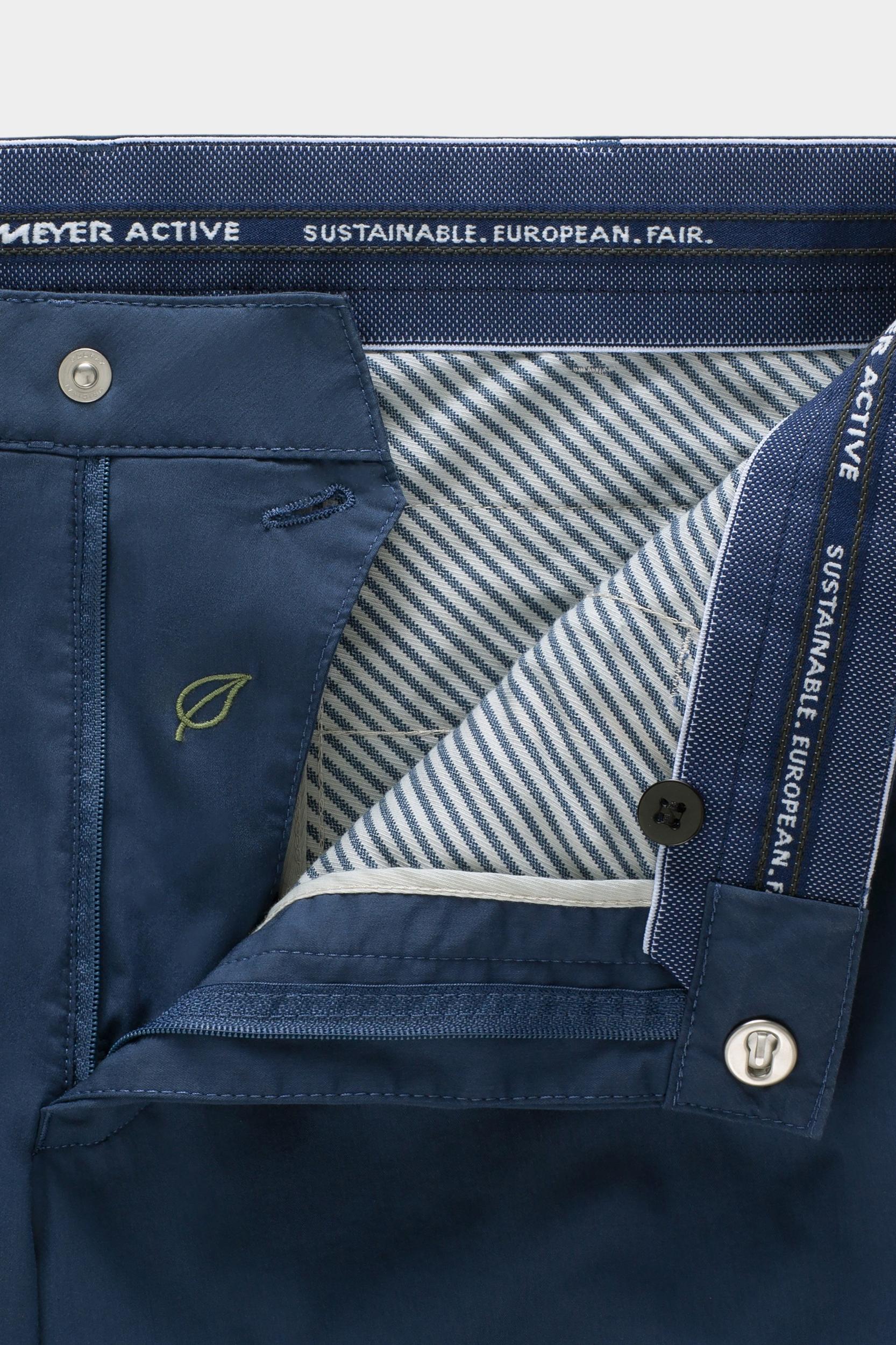 Meyer Katoenen Broek Blauw BONN Art.1-8120 1021812000/17