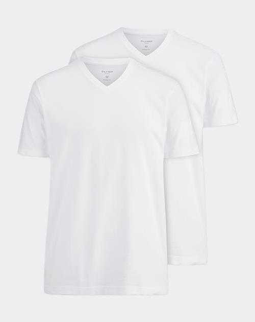Olymp T-shirt korte mouw Wit 0701/12 T-Shirt 070112/00