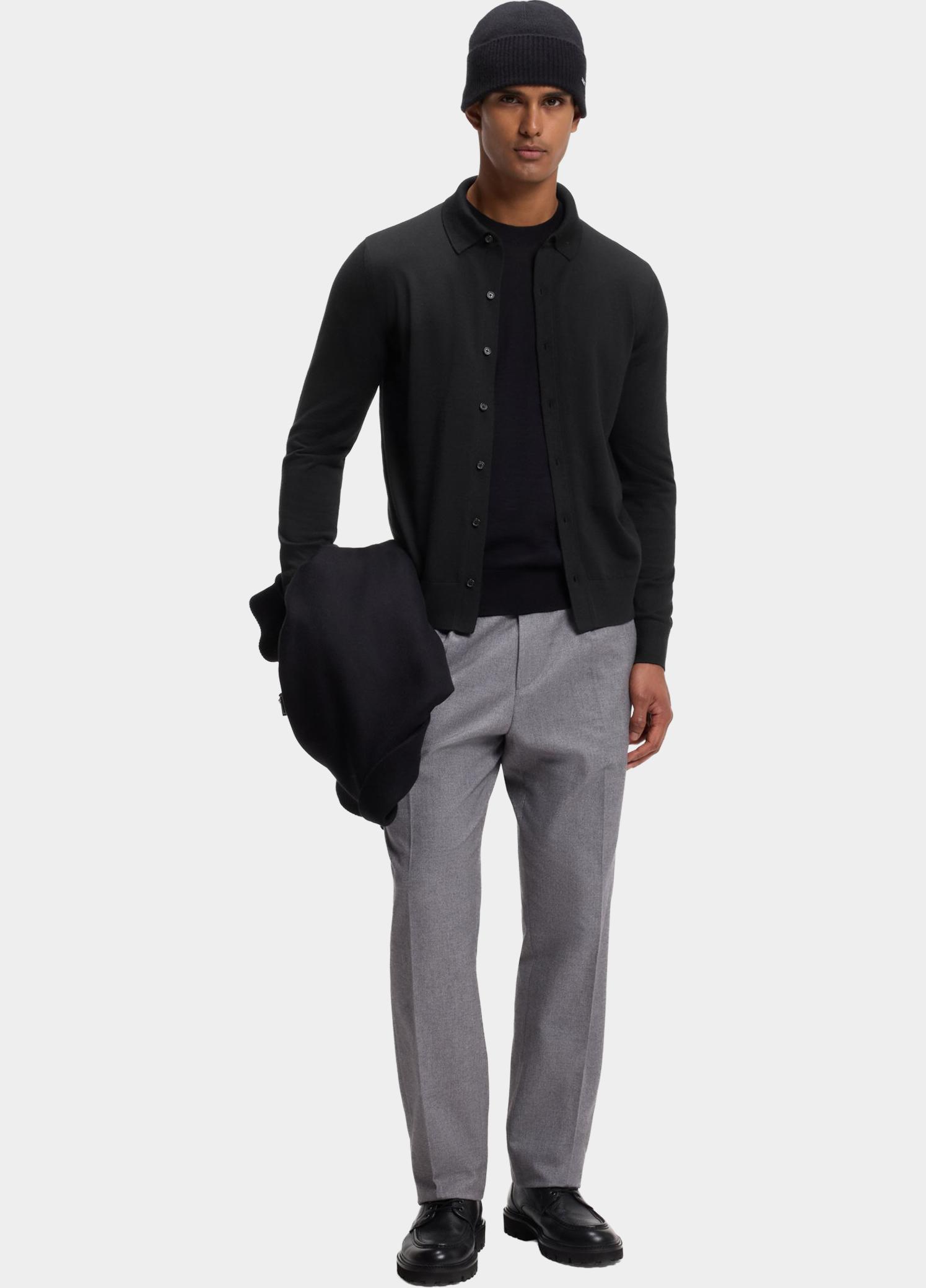 BOSS Black Vest heren Zwart H-Helbert 10282622 01 50570634/001