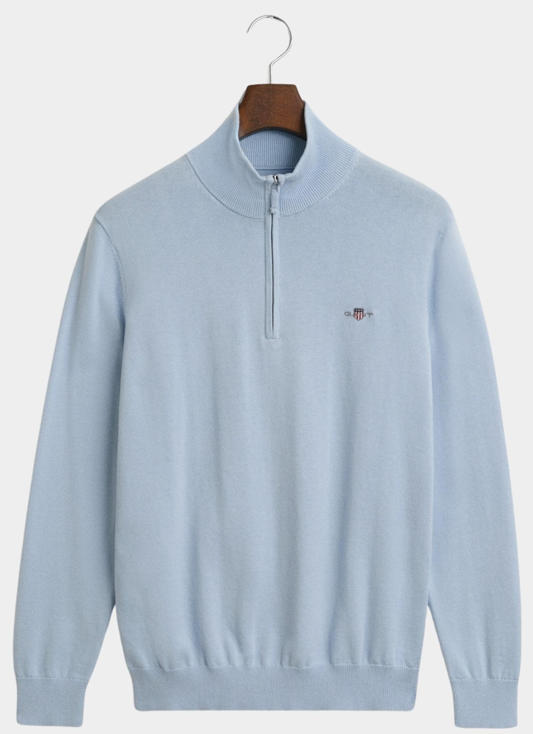 Gant Half Zip Blauw CLASSIC COTTON HALF ZIP 8030564/457