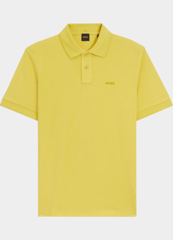 BOSS Orange Polo heren Geel Prime 10256692 01 50507813/721