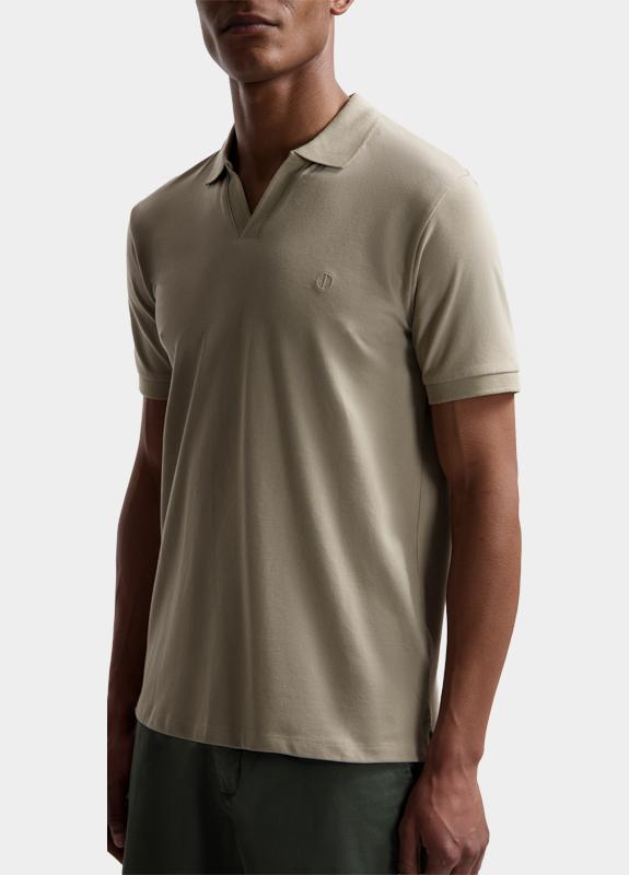 Dstrezzed Polo korte mouw Groen Bowie V-Neck Polo 240022/276