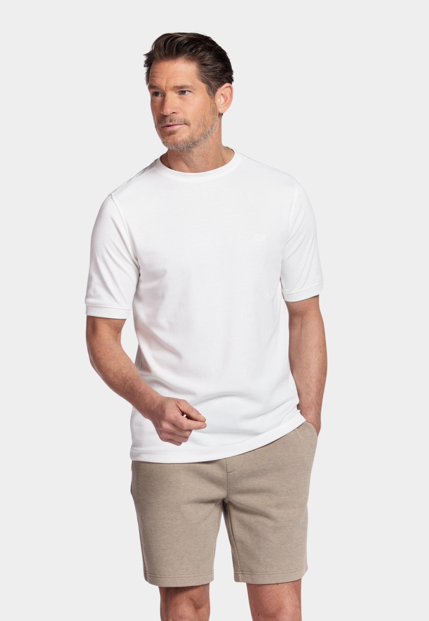 Baileys T-shirt korte mouw Beige T-Shirt Crew Neck  2-tone int 515077/11