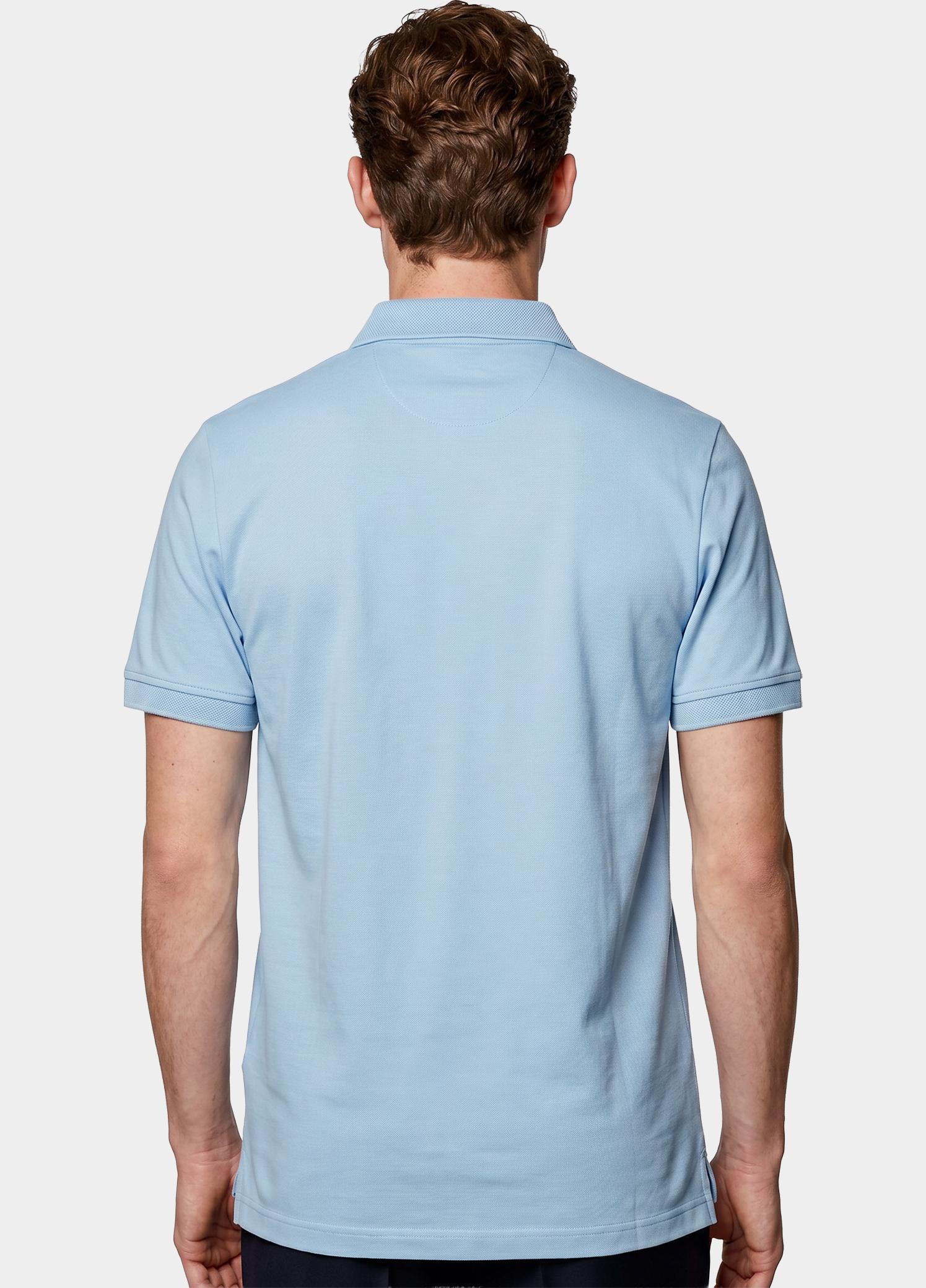 Scotland Blue Polo heren Blauw Boris Polo SPE25108BO40SB/210 light blue
