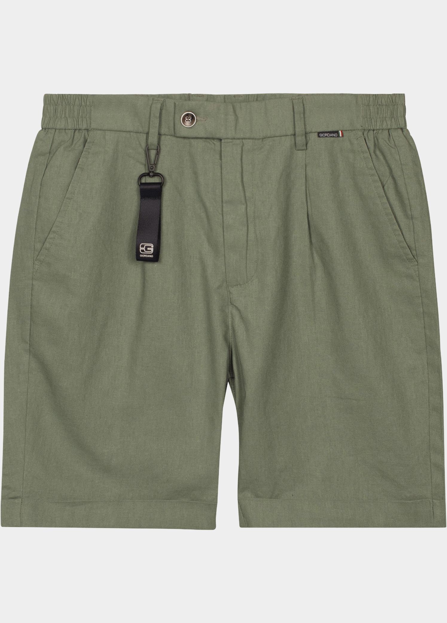 Giordano Korte Broek heren Groen Tivoli short Soft Washed Euro 611102/70
