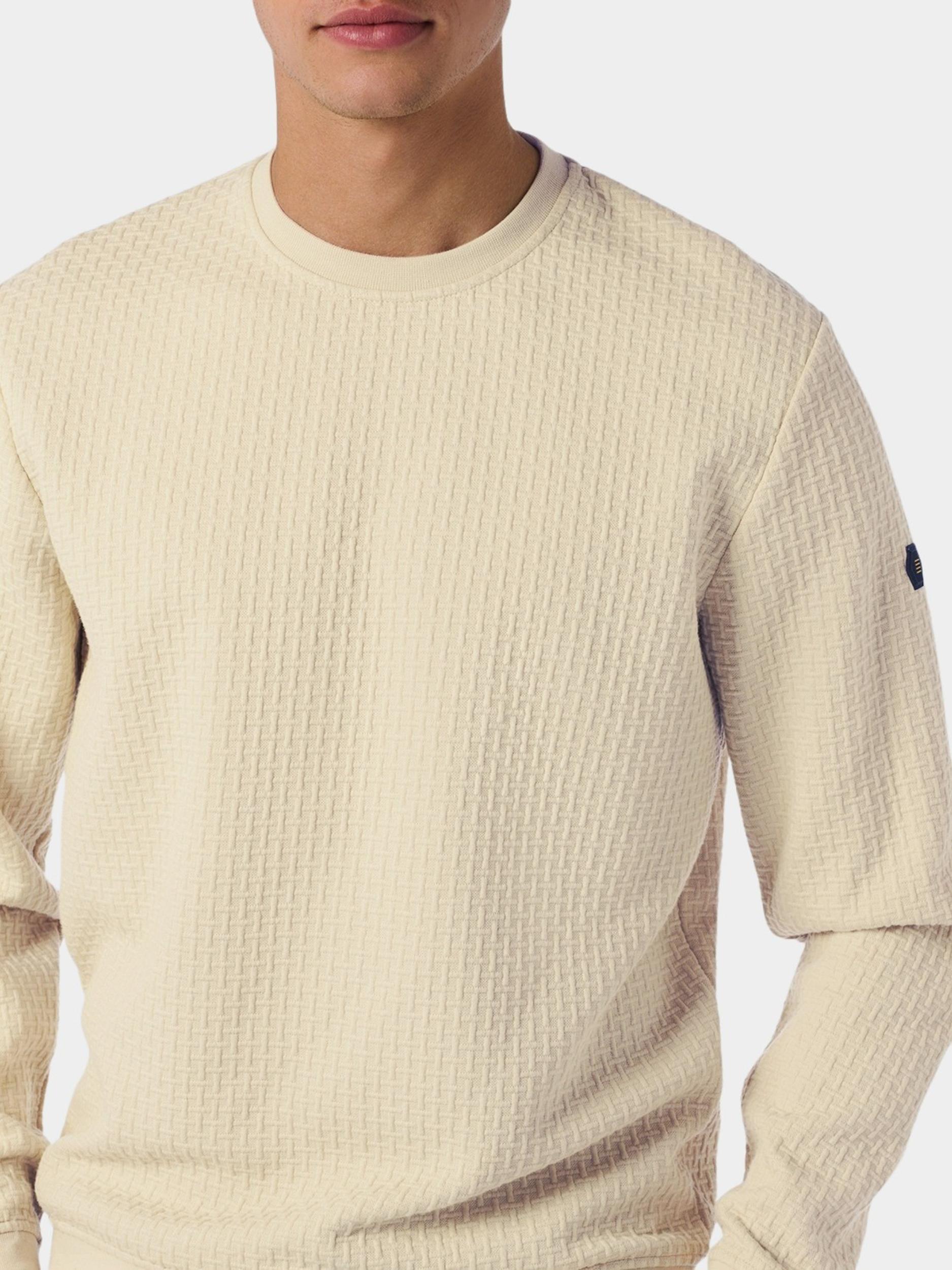 No Excess Sweater Grijs Sweater Crewneck Double Layer 25100908/122