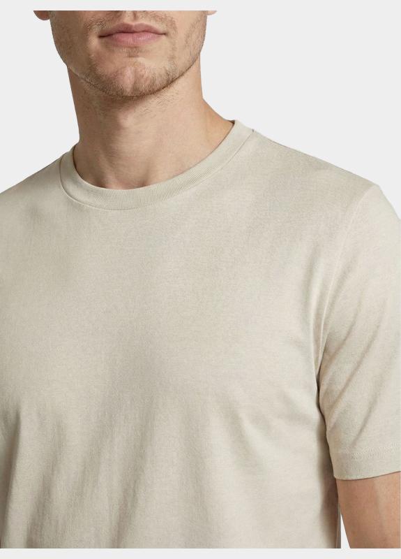 BOSS Black T-shirt korte mouw Beige H-Thompson 102 10277814 01 50555163/286