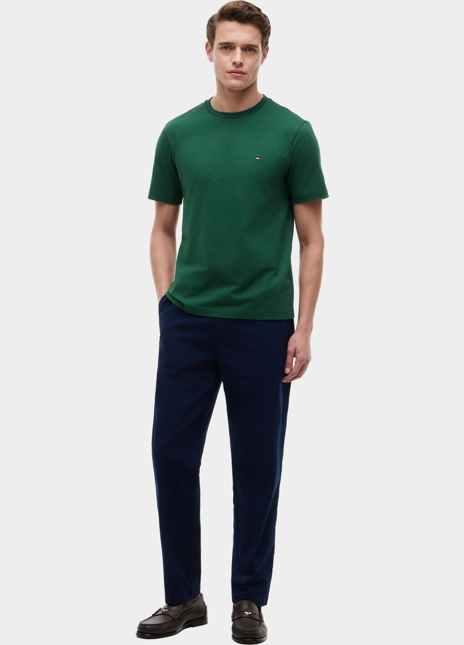 Tommy Hilfiger T-shirt heren Groen ESS SEASONAL REG FIT SOLID TE MW0MW39995/L2N