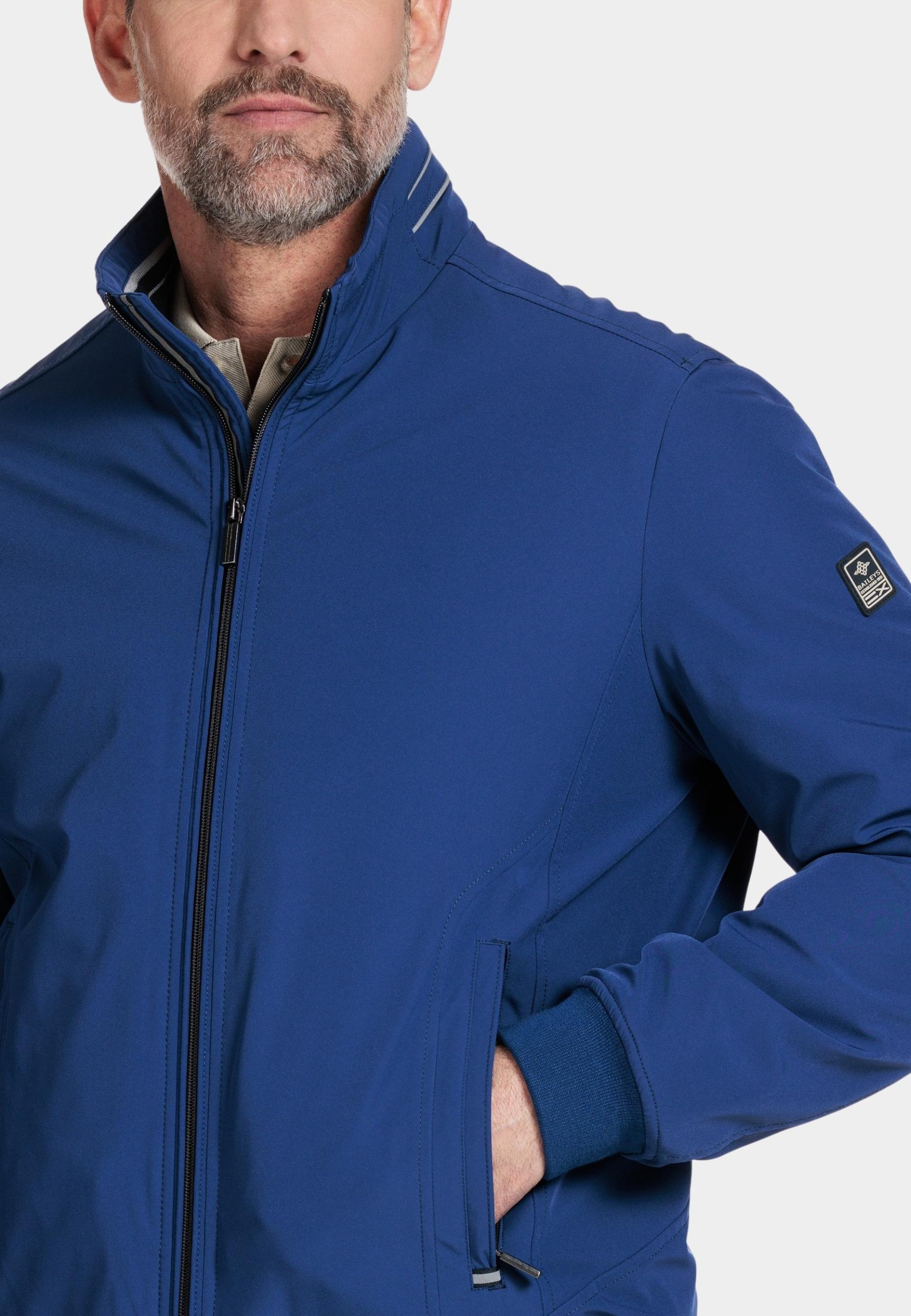 Baileys Winterjack Blauw Jacket Winter Padded Bomber 322390/64