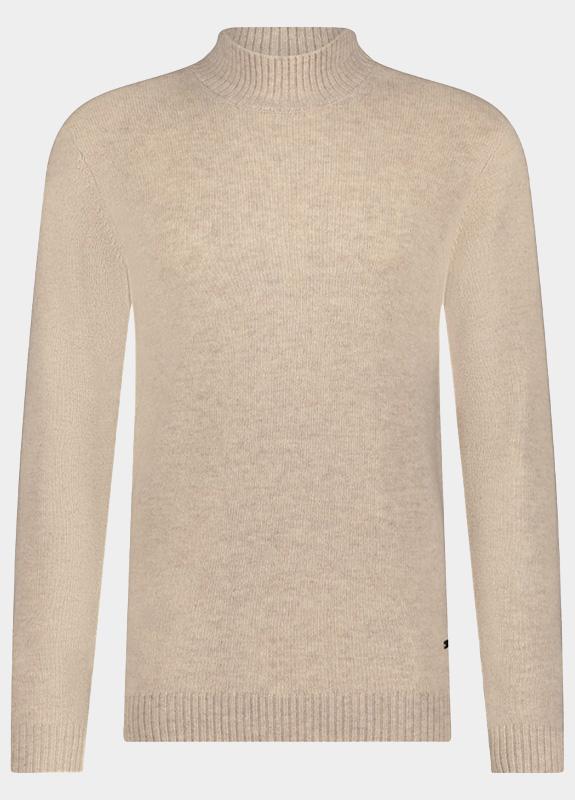 Born With Appetite Coltrui Beige Gregg Pull Mockneck BWA25305GR45/180 light beige