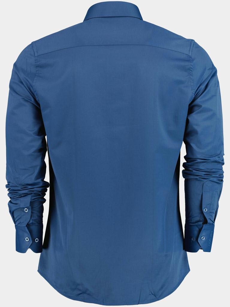 Ferlucci Casual hemd lange mouw Blauw  Napoli/Steelblue
