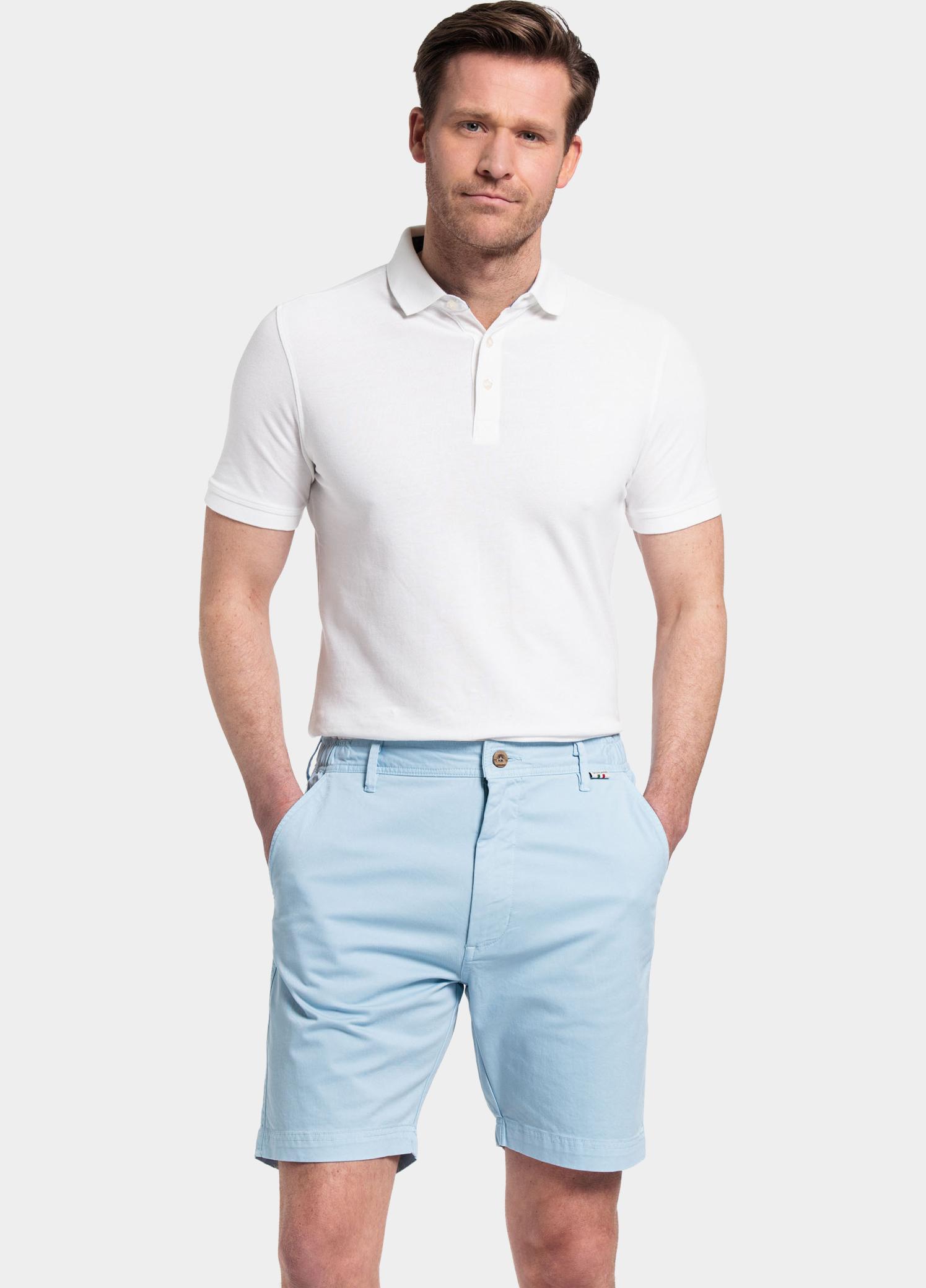 Giordano Korte Broek heren Blauw Porter Short (elastic in wais 411117/64