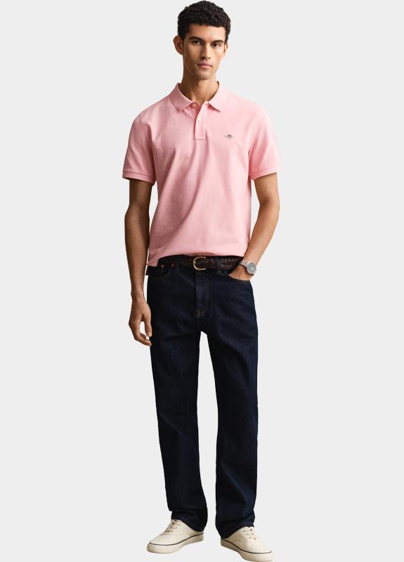 Gant Polo heren Roze Shield SS Pique Polo 2210/671