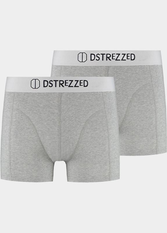 Dstrezzed Boxershorts Grijs Chaplin 2 Pack Boxers Bamboo 707014/893