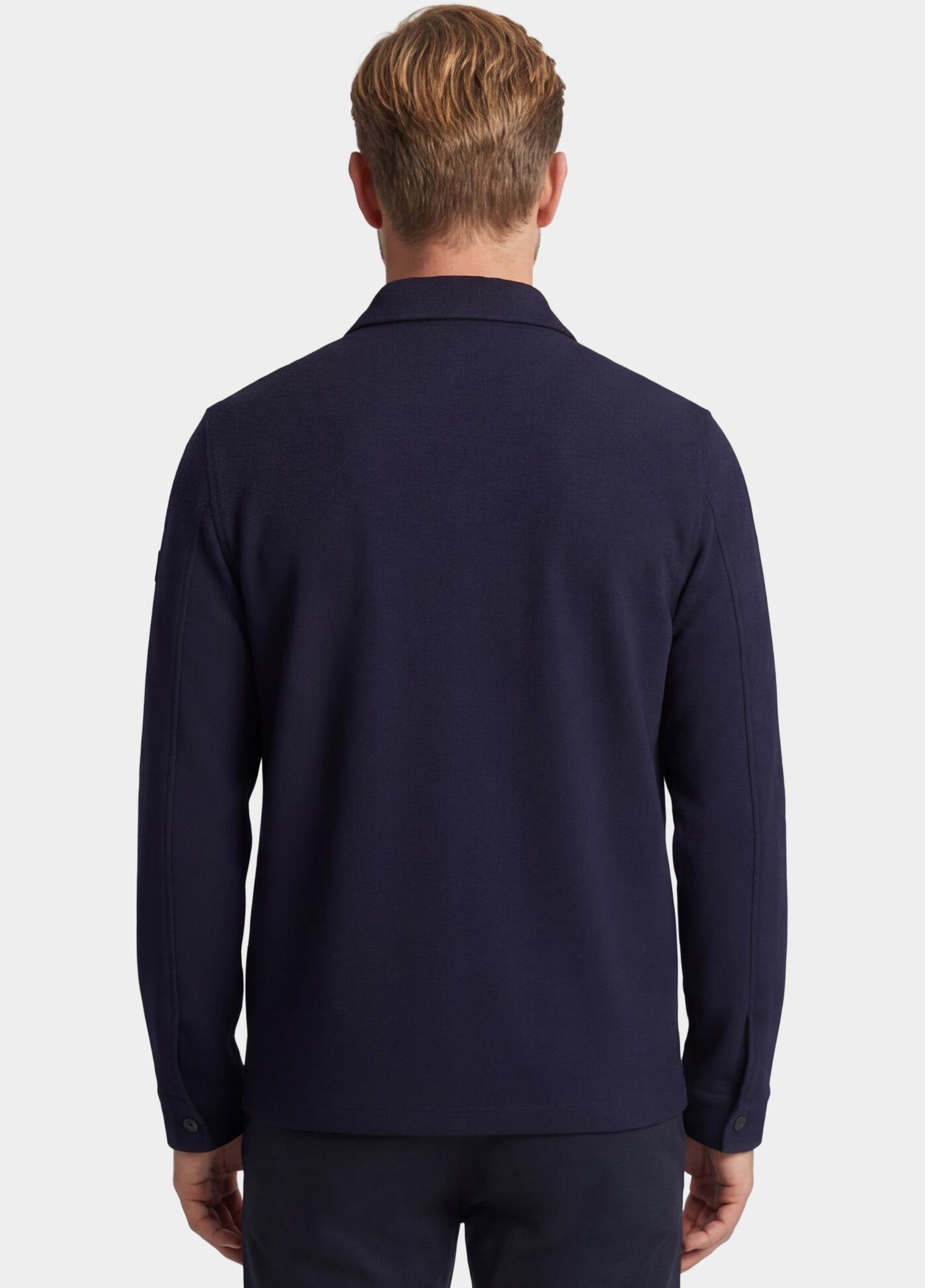 Giordano Overshirt Blauw Vercelli Full Zip Overshirt T 617505/60