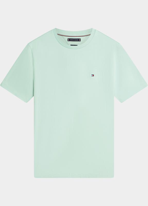 Tommy Hilfiger T-shirt korte mouw Groen ESS SEASONAL REG FIT SOLID TE MW0MW39995/MAI