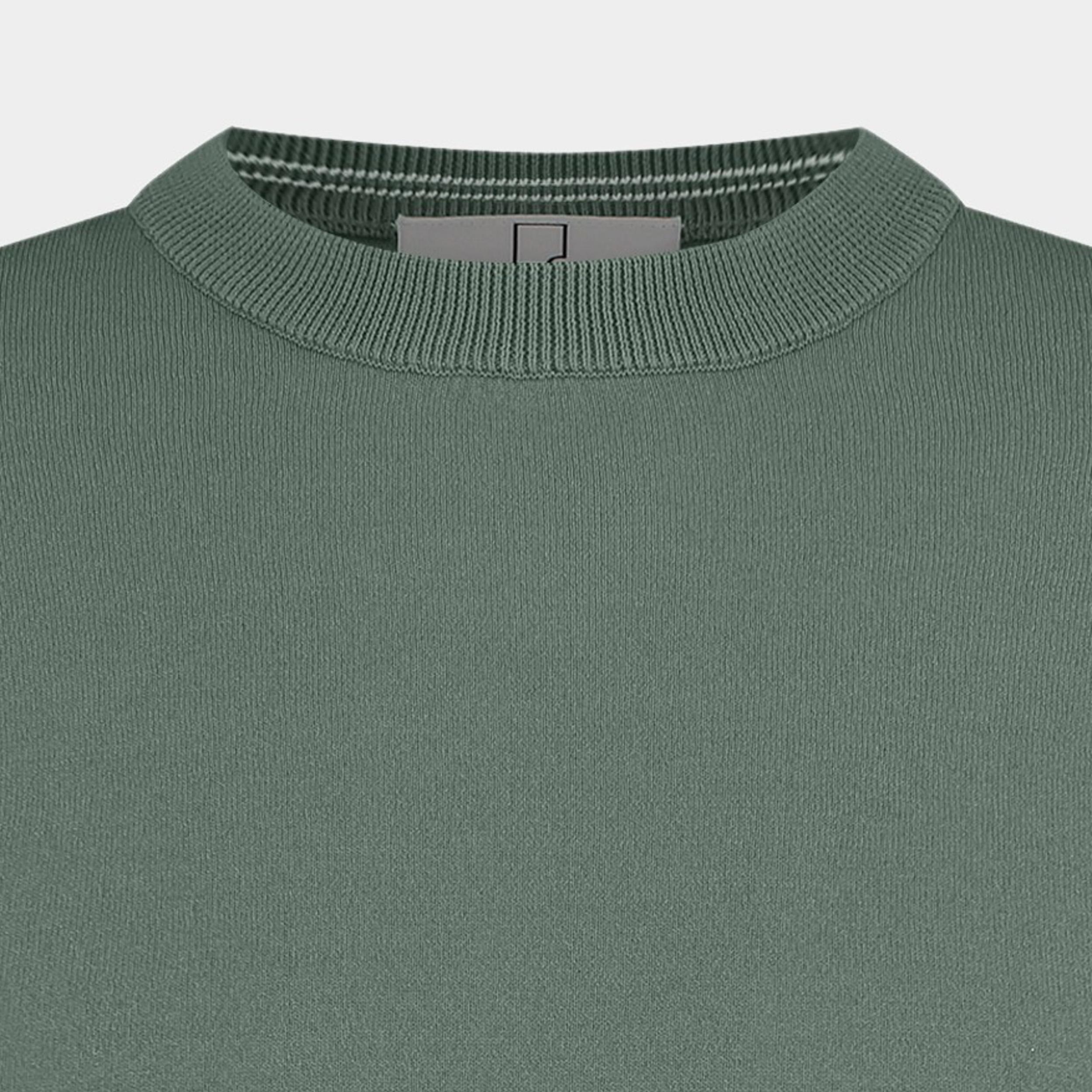 Born With Appetite Pullover Groen Pipa - Pullover Rn Stretch 23305PI72/903 modern green