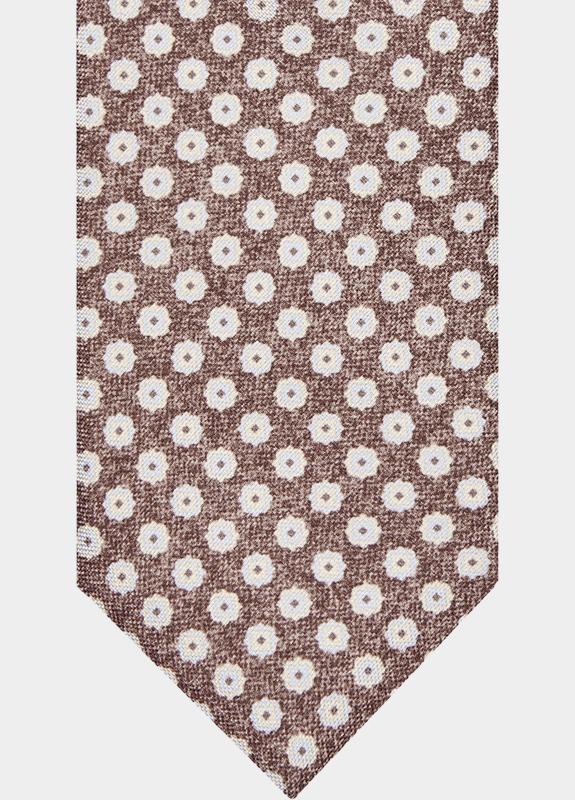 Profuomo Stropdas Bruin  PPWA10044/B