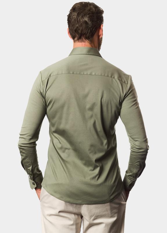 Ledub Business hemd lange mouw Groen  0143305/535-000-000