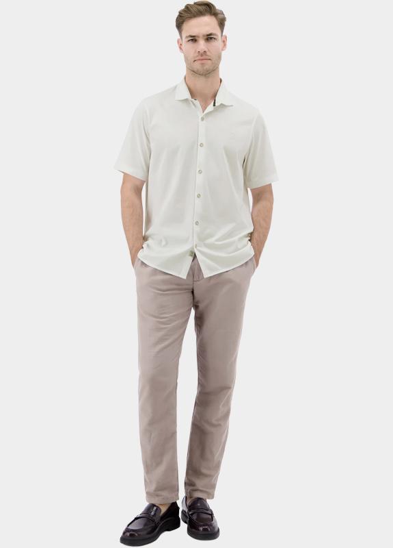 Lerros Casual hemd korte mouw Wit  2632346/103